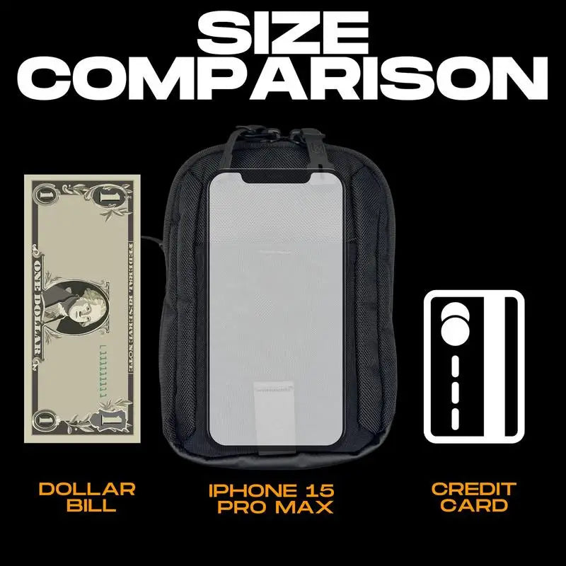 Magnetic Gym Crossbody Bag Sling Chest Bag for Men Women Keep Your Items off the Dirty Gym Floor with Magnetic Attachment