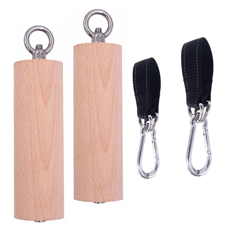 Wooden Pull-Up Handles – Grip Strength Training Tools