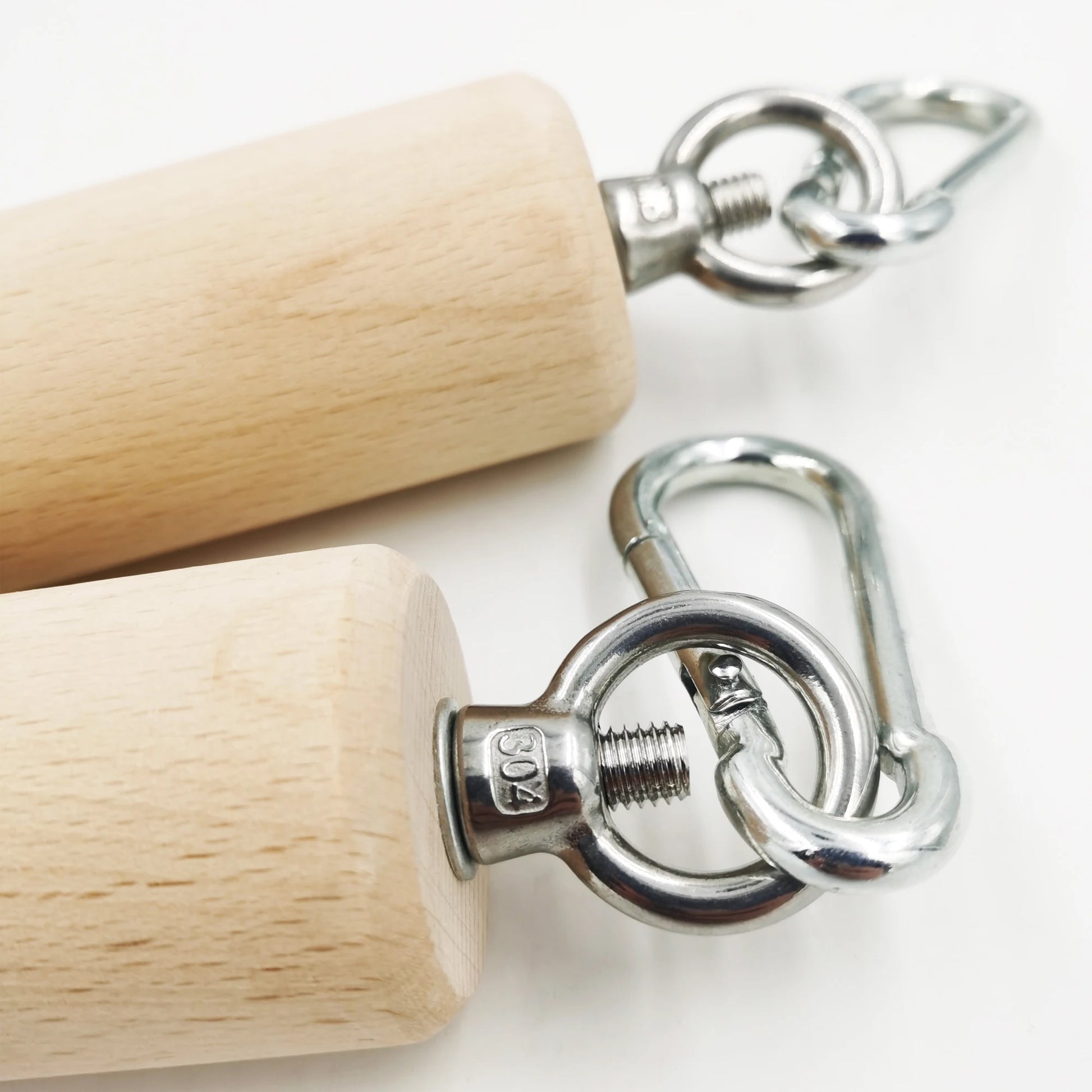 Wooden Pull-Up Handles – Grip Strength Training Tools