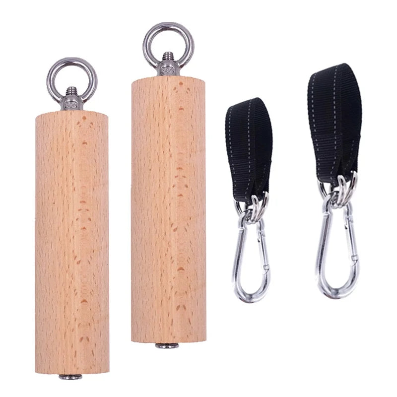 Wooden Pull-Up Handles – Grip Strength Training Tools