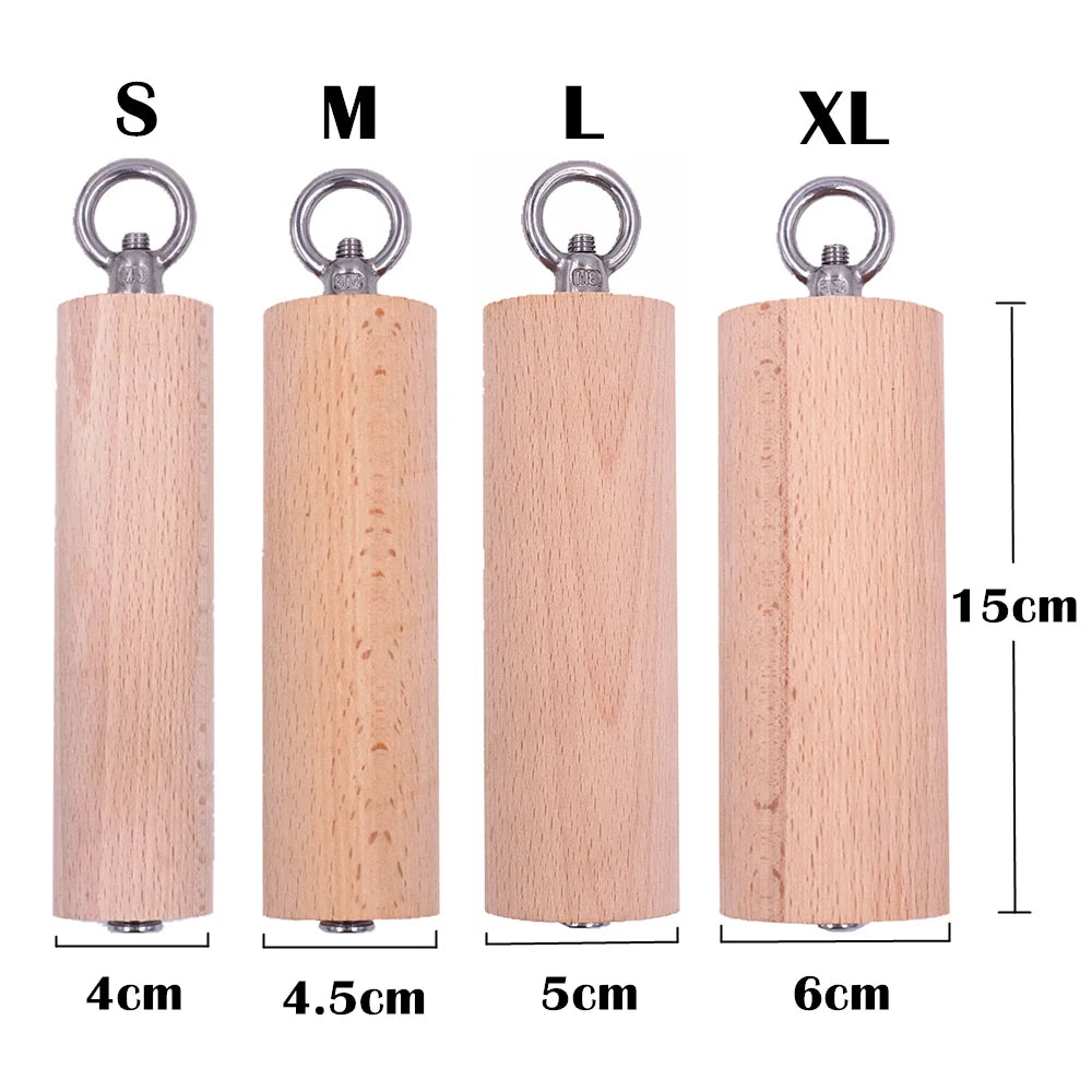 Wooden Pull-Up Handles – Grip Strength Training Tools