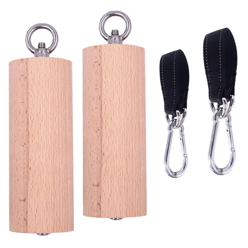 Wooden Pull-Up Handles – Grip Strength Training Tools
