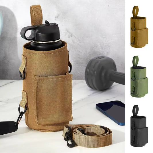 Portable Magnetic Water Bottle Bag Non Slip Magnetic Gym Sling Bag Fitness Magnetic Water Bottle Carrier Holder Water Bottle Bag