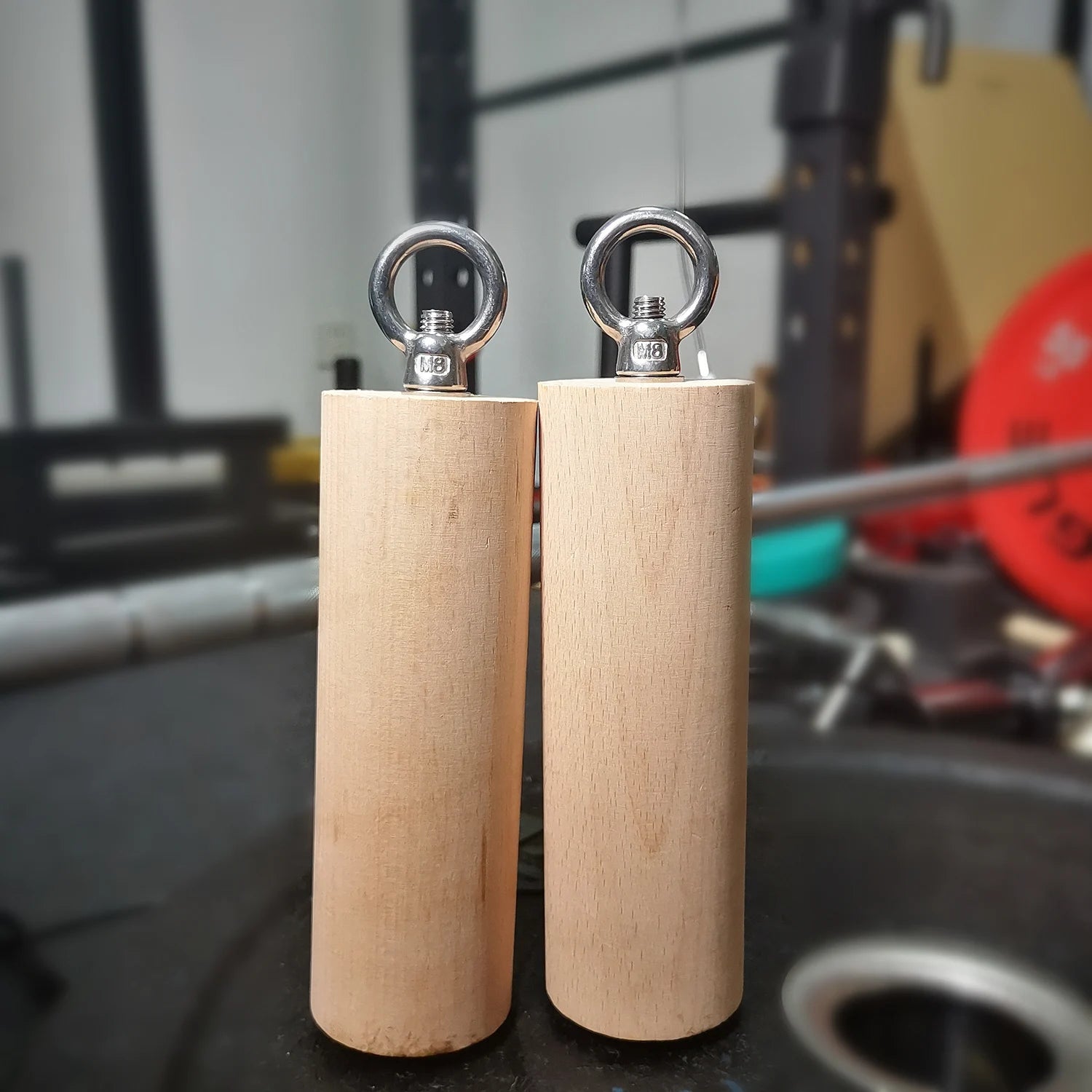 Wooden Pull-Up Handles – Grip Strength Training Tools