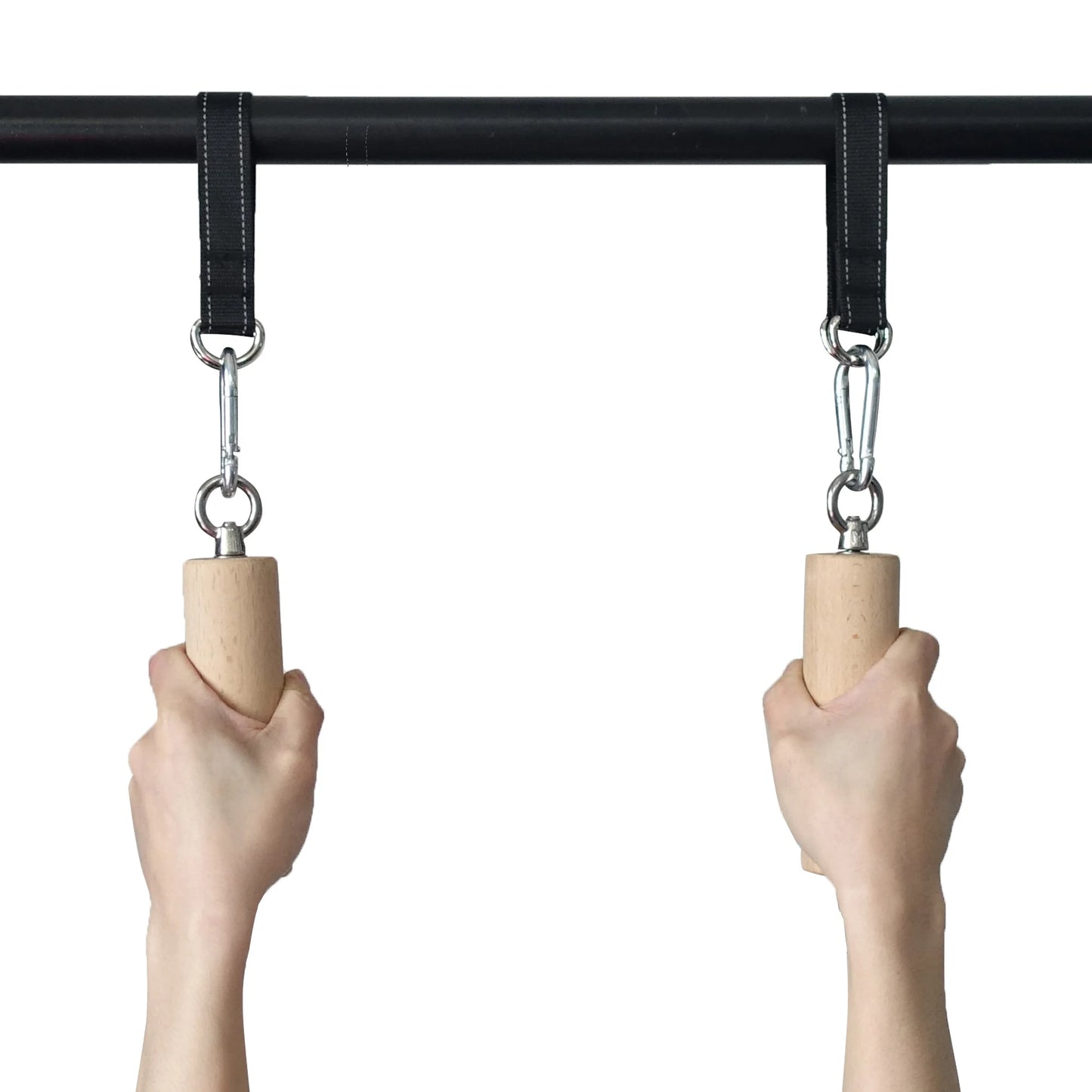 Wooden Pull-Up Handles – Grip Strength Training Tools