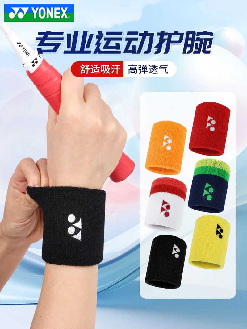 2Pcs Origjnal Y Sports Wristband Towel Badminton Tennis Basketball Fitness Running Protective Gear for Sprain Prevention