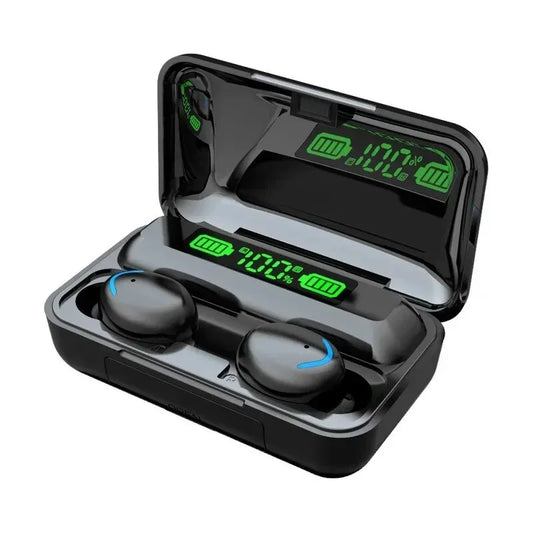 F9 Binaural TWS Wireless Bluetooth Earphones LED Display Waterproof Noise Reduction Headset