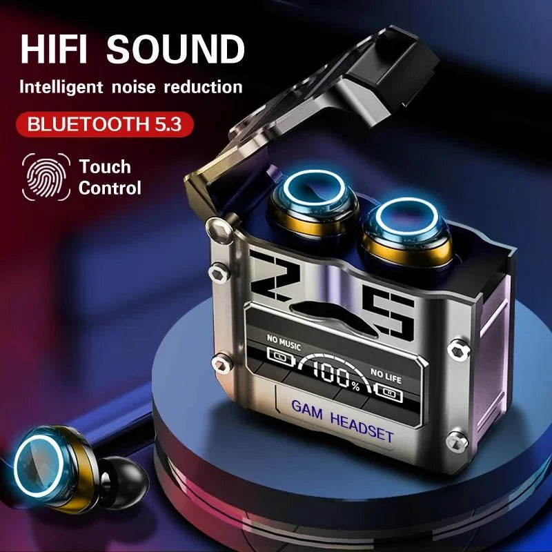 M25 TWS Wireless Bluetooth Earphones with Touch Control and Noise Reduction - Stereo Earbuds for Xiaomi and iPhone
